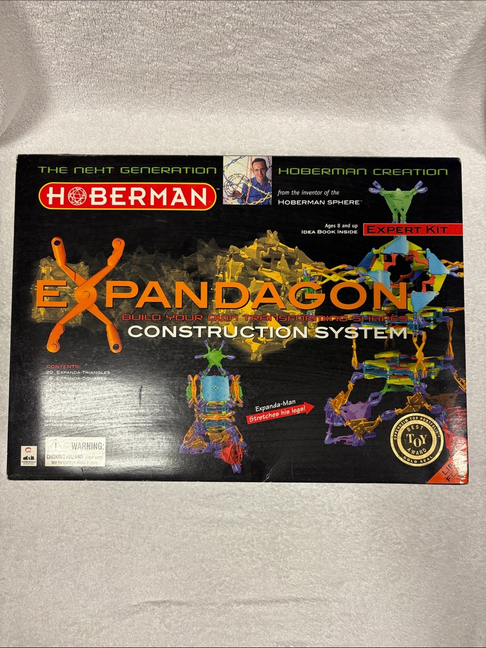 Hoberman Expandagon Construction System - Multi-Color Kids Building Set